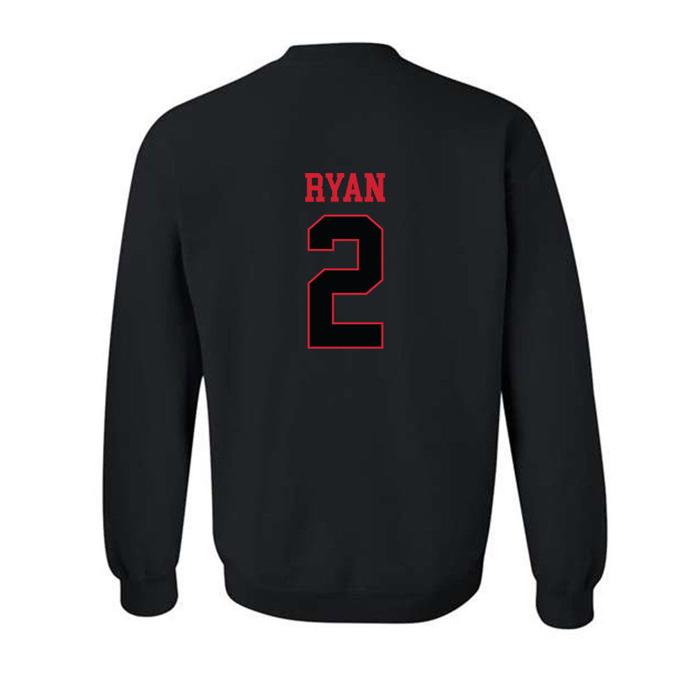 NC State - NCAA Baseball : Mikey Ryan - Replica Shersey Crewneck Sweatshirt-1