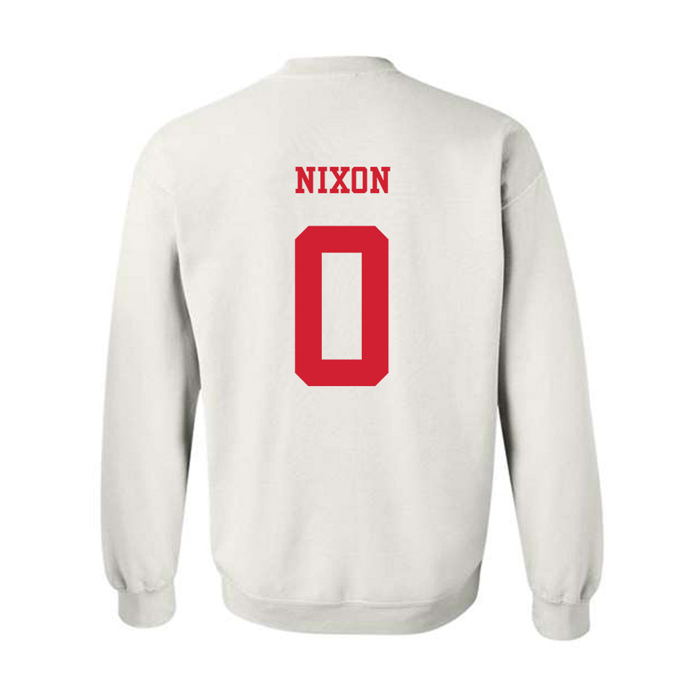 NC State - NCAA Baseball : Luke Nixon - Crewneck Sweatshirt Replica Shersey