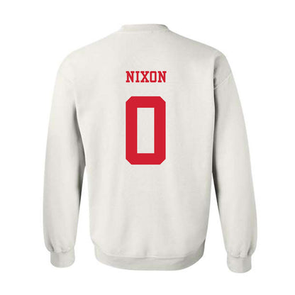 NC State - NCAA Baseball : Luke Nixon - Crewneck Sweatshirt Replica Shersey
