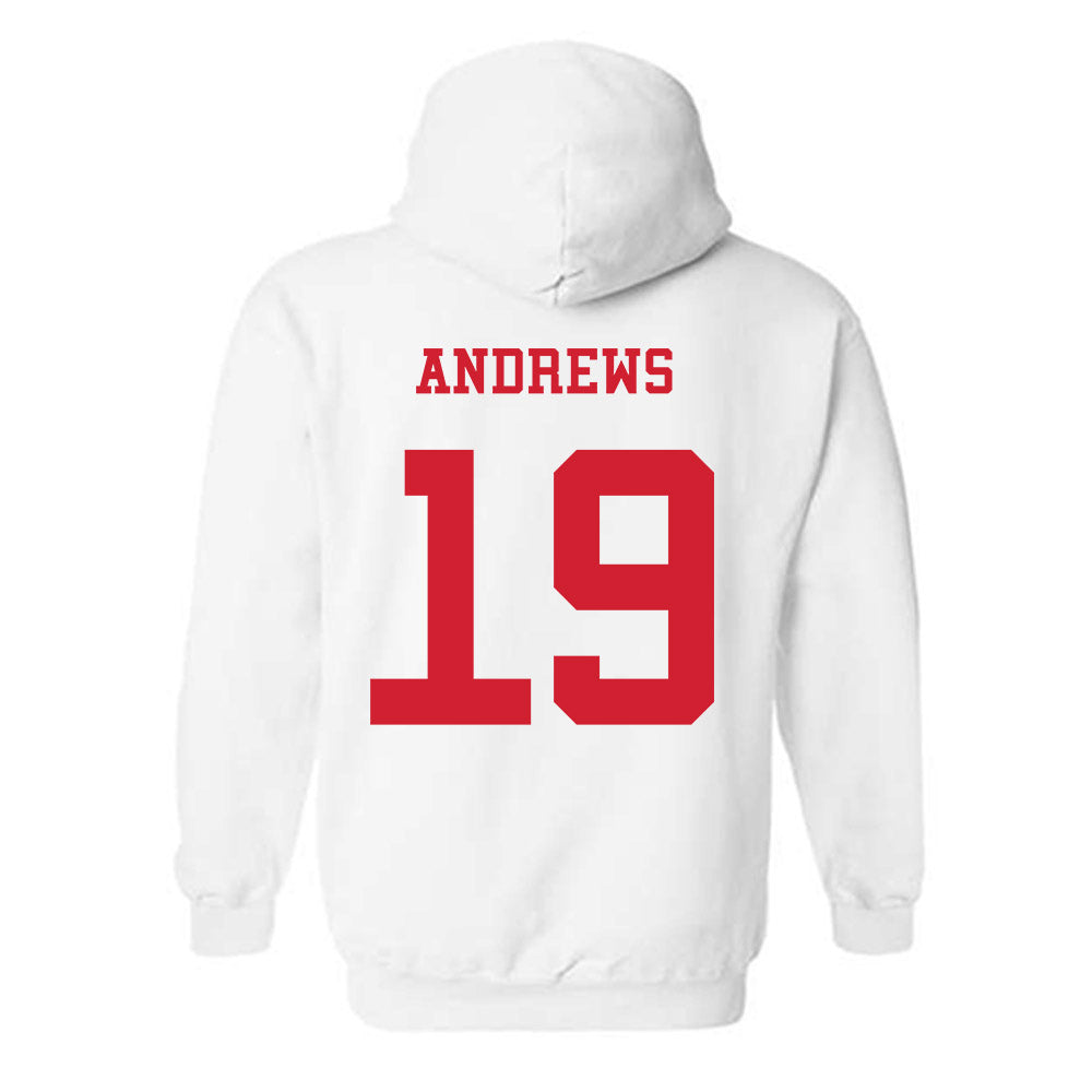 NC State - NCAA Baseball : Heath Andrews - Hooded Sweatshirt Replica Shersey