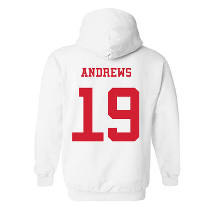 NC State - NCAA Baseball : Heath Andrews - Hooded Sweatshirt Replica Shersey