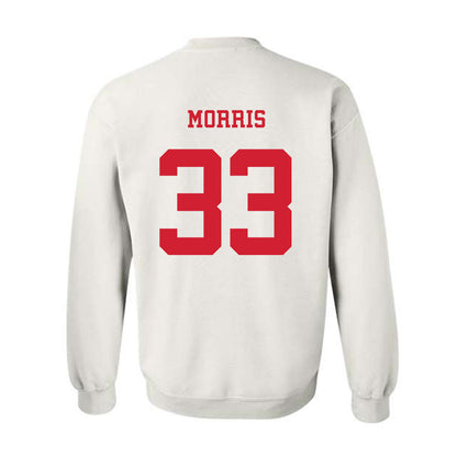 NC State - NCAA Baseball : Kaden Morris - Replica Shersey Crewneck Sweatshirt
