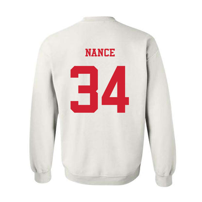 NC State - NCAA Baseball : Anderson Nance - Replica Shersey Crewneck Sweatshirt-1