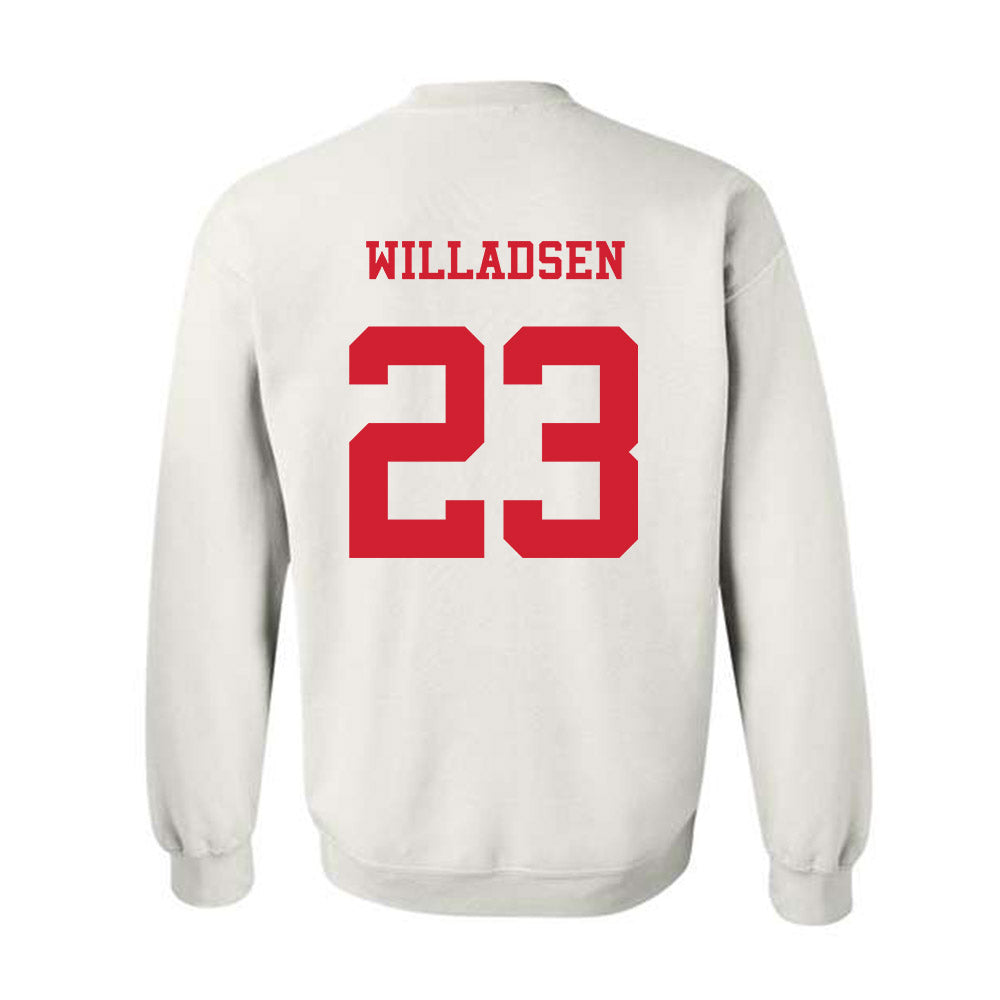 NC State - NCAA Baseball : Matt Willadsen - Crewneck Sweatshirt Replica Shersey