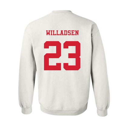 NC State - NCAA Baseball : Matt Willadsen - Crewneck Sweatshirt Replica Shersey