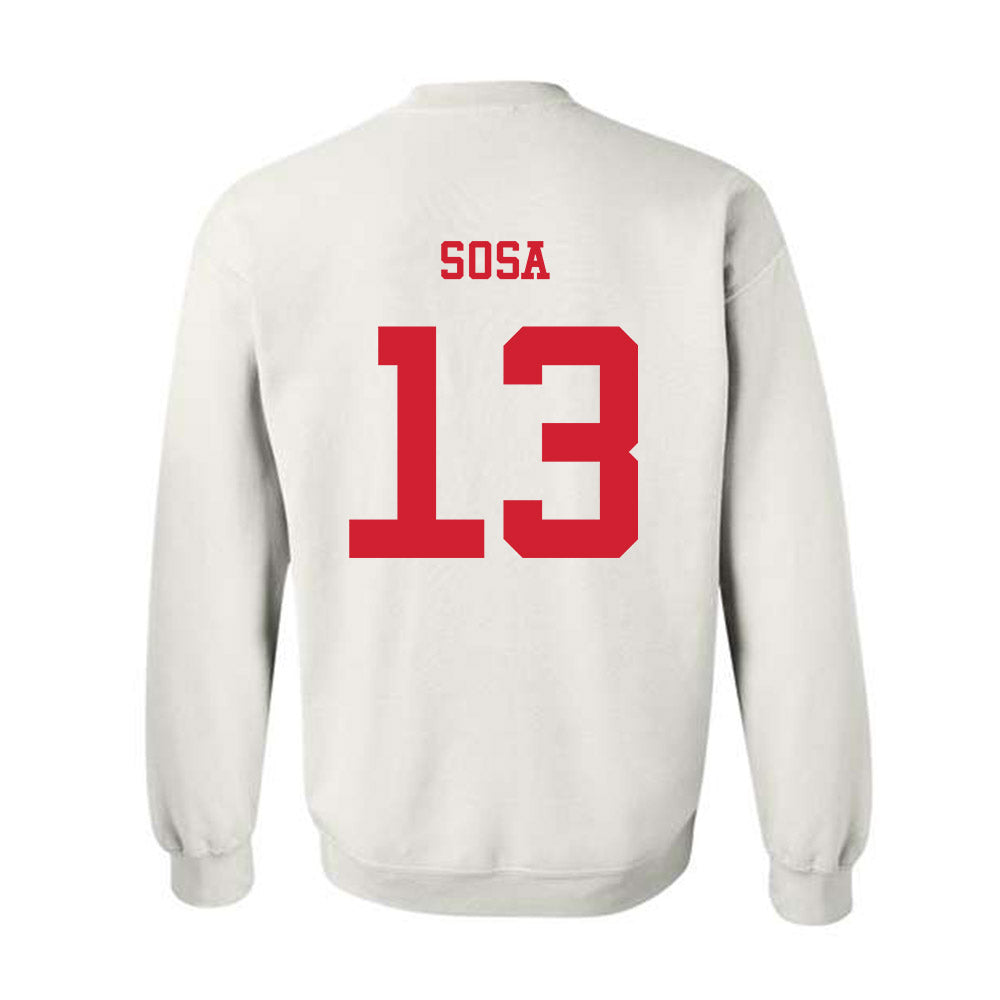 NC State - NCAA Baseball : Alex Sosa - Crewneck Sweatshirt Replica Shersey