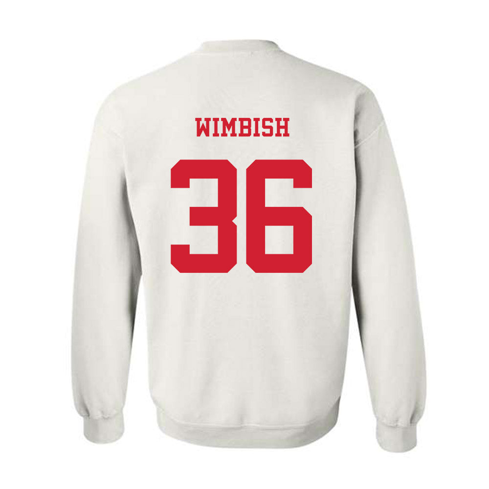 NC State - NCAA Baseball : Camden Wimbish - Crewneck Sweatshirt Replica Shersey