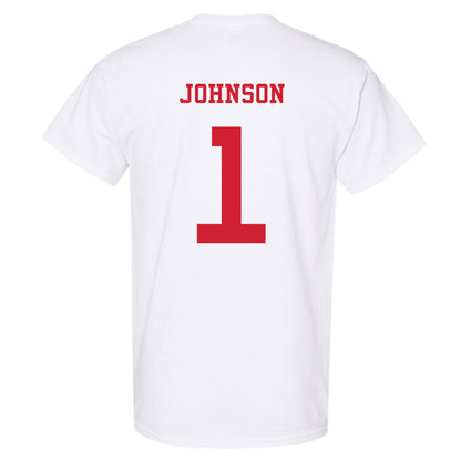 NC State - NCAA Baseball : Rett Johnson - Replica Shersey T-Shirt-1