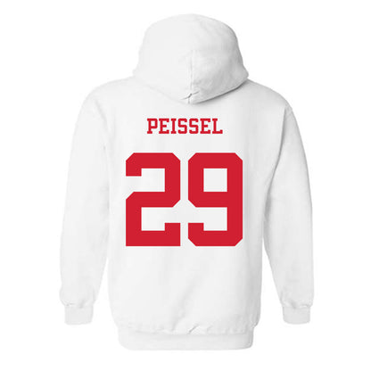 NC State - NCAA Baseball : Julien Peissel - Replica Shersey Hooded Sweatshirt