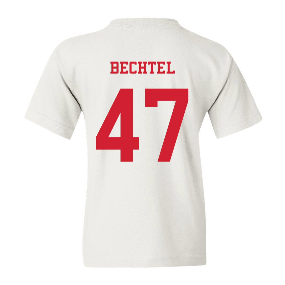 NC State - NCAA Baseball : Jake Bechtel - Youth T-Shirt Replica Shersey