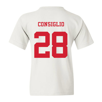 NC State - NCAA Baseball : Cooper Consiglio - Youth T-Shirt Replica Shersey