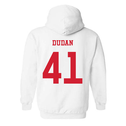 NC State - NCAA Baseball : Jacob Dudan - Hooded Sweatshirt Replica Shersey
