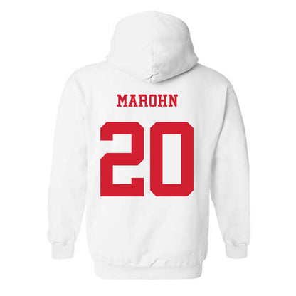 NC State - NCAA Baseball : Ryan Marohn - Hooded Sweatshirt Replica Shersey