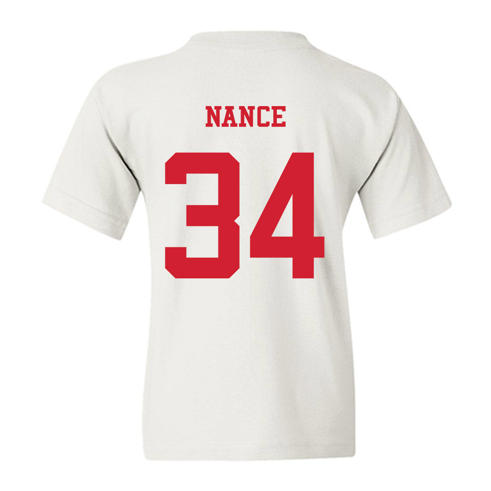 NC State - NCAA Baseball : Anderson Nance - Replica Shersey Youth T-Shirt-1