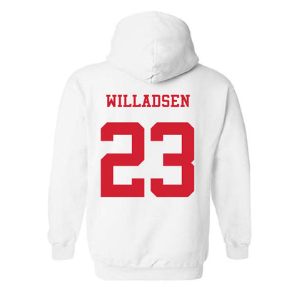 NC State - NCAA Baseball : Matt Willadsen - Hooded Sweatshirt Replica Shersey