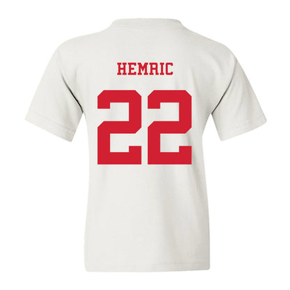 NC State - NCAA Baseball : Luke Hemric - Replica Shersey Youth T-Shirt-1