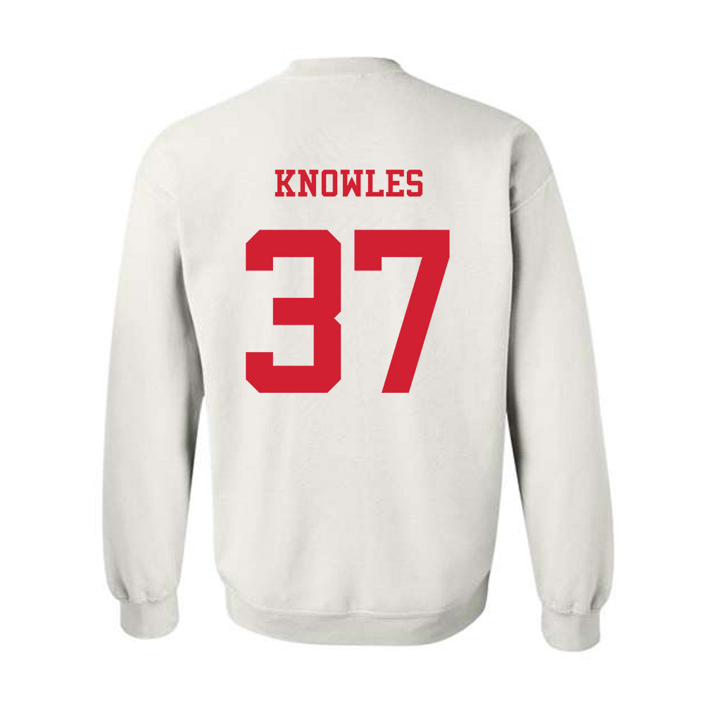 NC State - NCAA Baseball : Aden Knowles - Replica Shersey Crewneck Sweatshirt