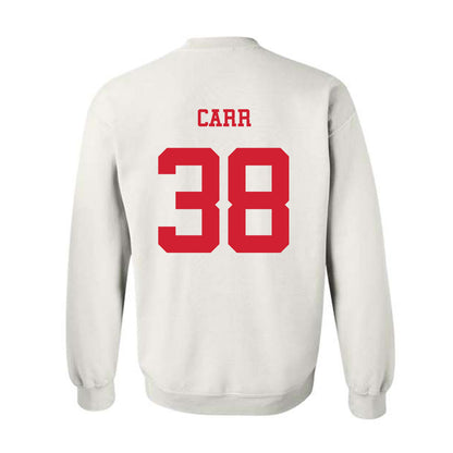 NC State - NCAA Baseball : Landon Carr - Replica Shersey Crewneck Sweatshirt-1