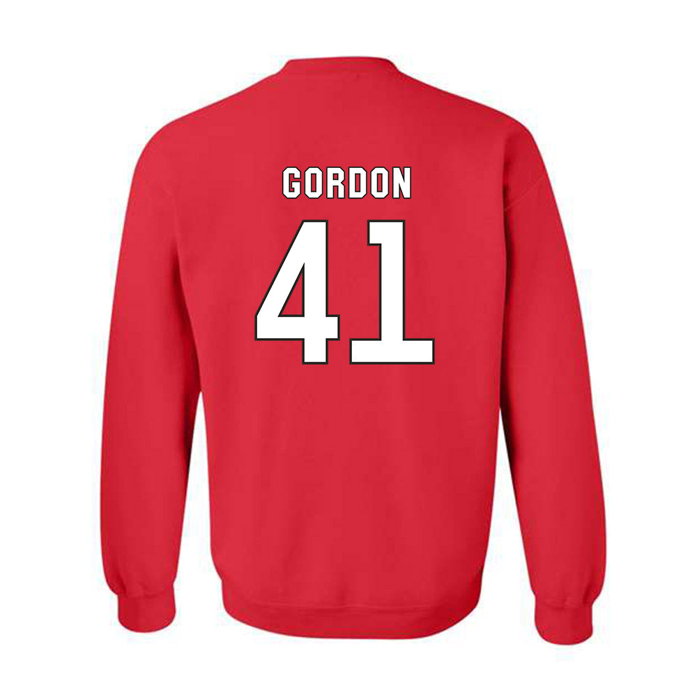NC State - NCAA Football : Caden Gordon - Replica Shersey Crewneck Sweatshirt-1