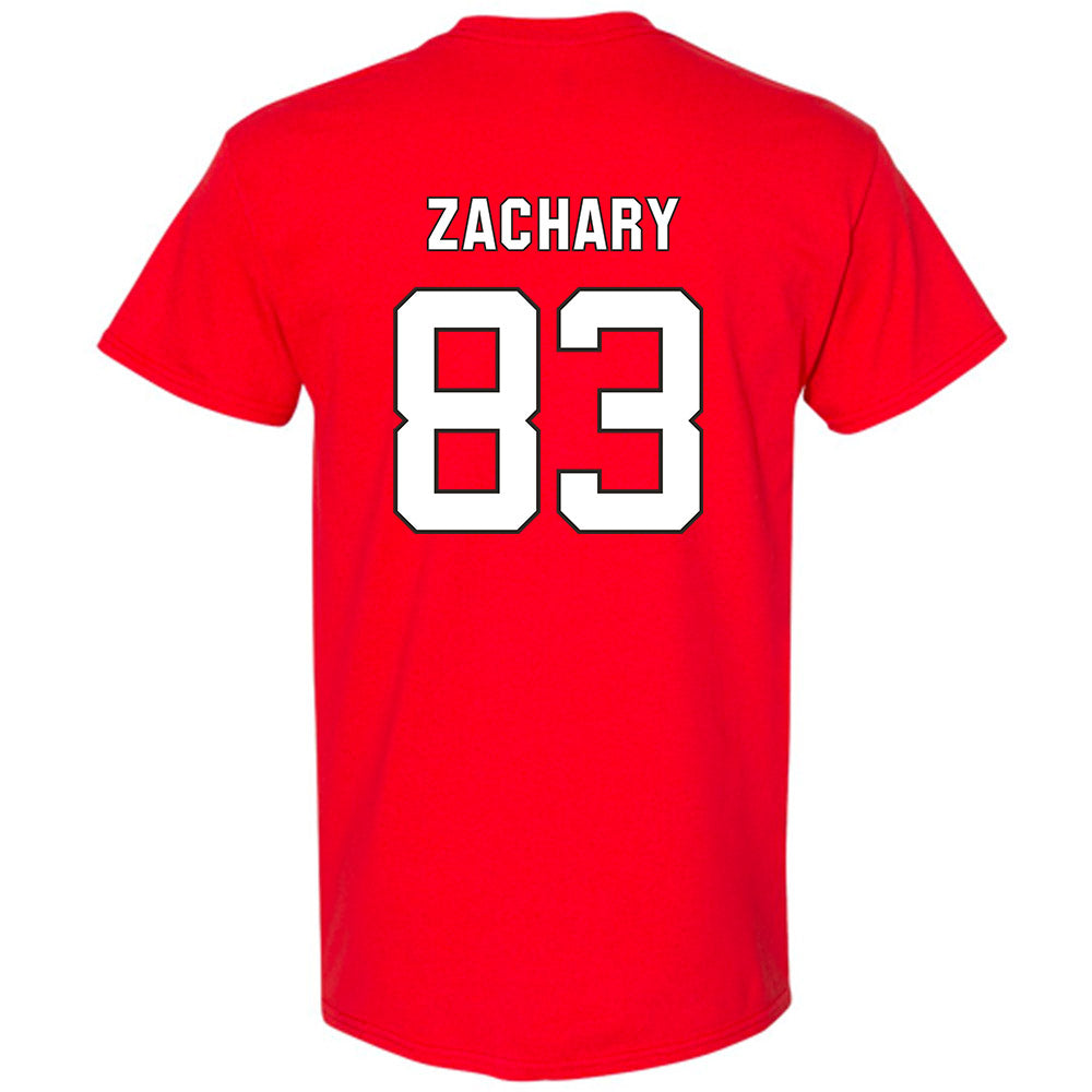 NC State - NCAA Football : Christian Zachary - Replica Shersey T-Shirt-1
