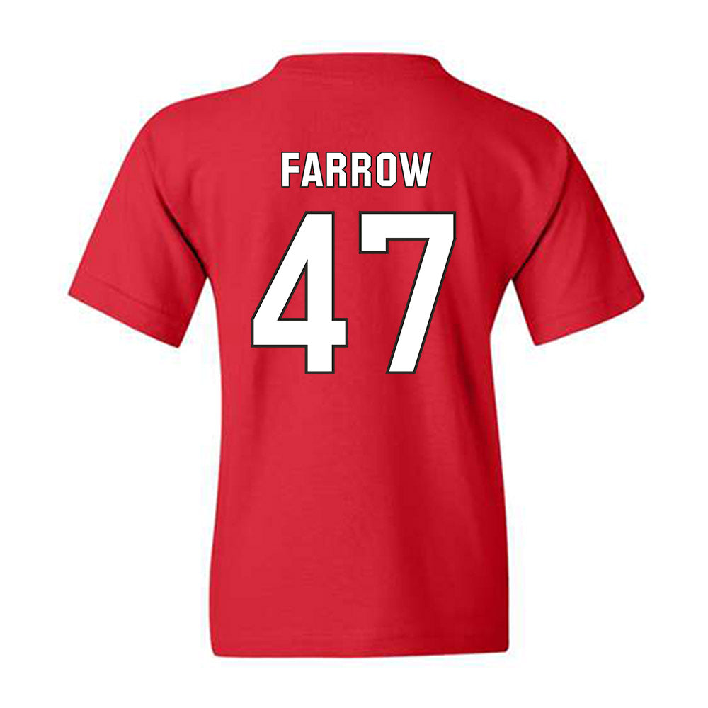 NC State - NCAA Football : Adrian Farrow - Replica Shersey Youth T-Shirt-1