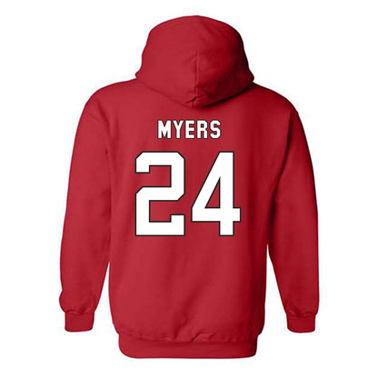 NC State - NCAA Football : Zack Myers - Hooded Sweatshirt