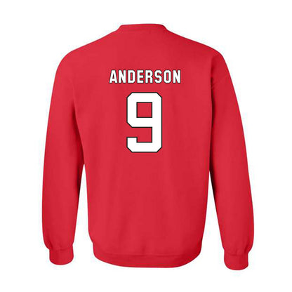 NC State - NCAA Football : Terrell Anderson - Replica Shersey Crewneck Sweatshirt-1