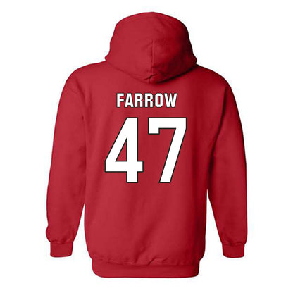 NC State - NCAA Football : Adrian Farrow - Replica Shersey Hooded Sweatshirt-1
