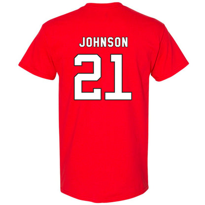 NC State - NCAA Football : Jamel Johnson - Replica Shersey T-Shirt-1