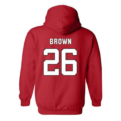 NC State - NCAA Football : Asaad Brown - Hooded Sweatshirt