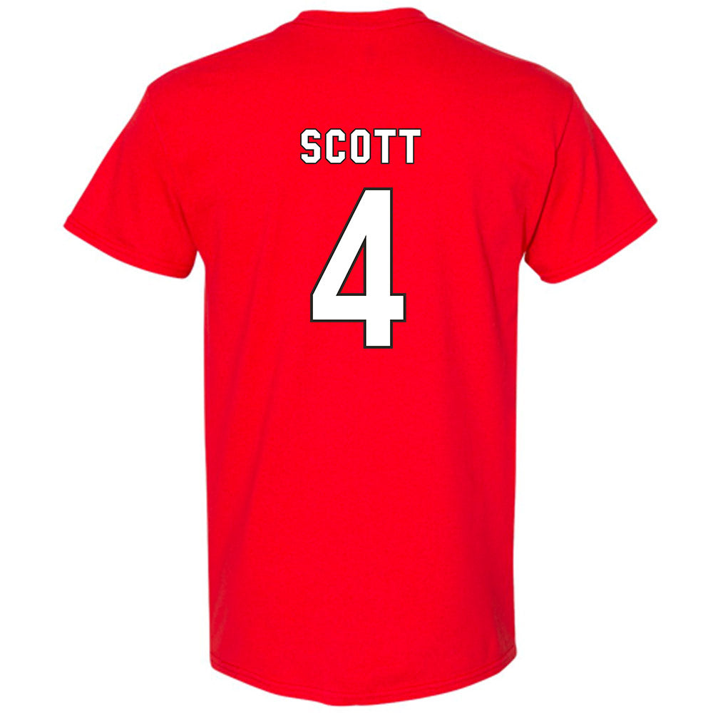 NC State - NCAA Football : Duke Scott - Replica Shersey T-Shirt-1