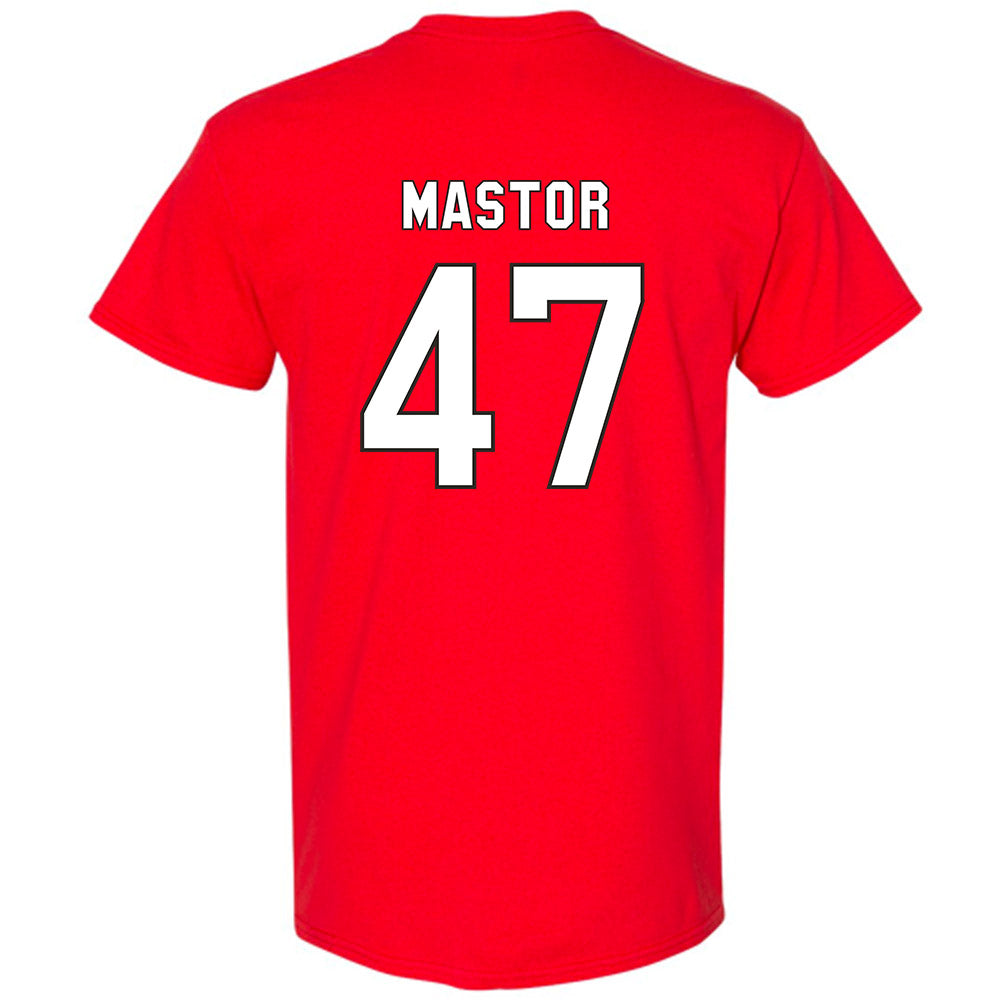 NC State - NCAA Football : Jackson Mastor - Replica Shersey T-Shirt-1