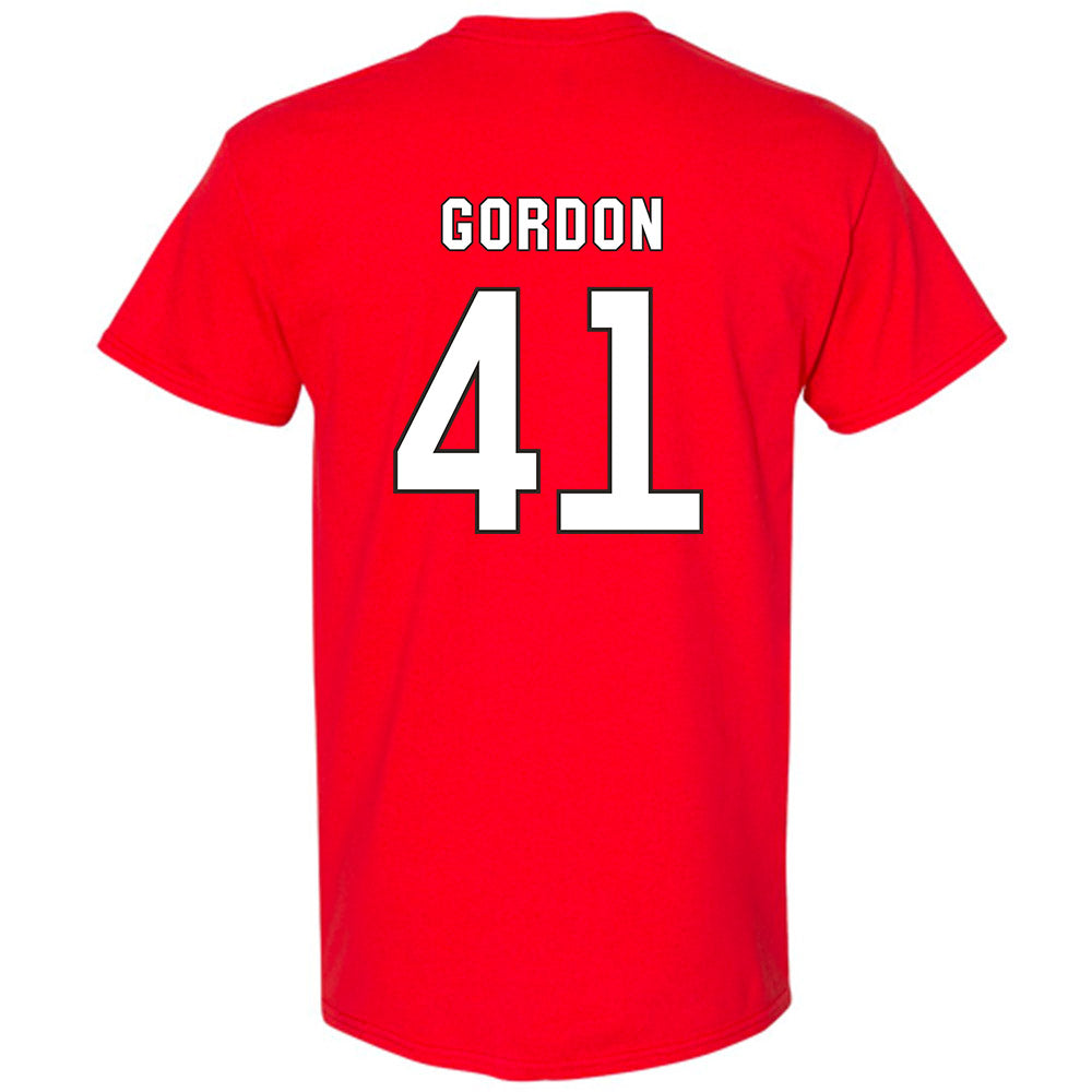 NC State - NCAA Football : Caden Gordon - Replica Shersey T-Shirt-1