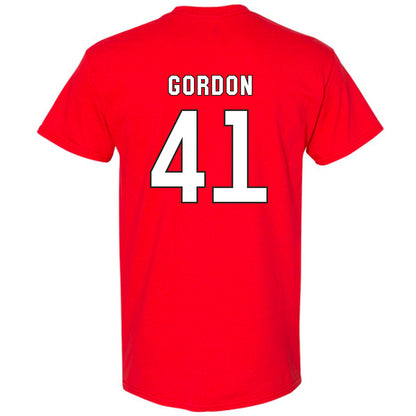 NC State - NCAA Football : Caden Gordon - Replica Shersey T-Shirt-1
