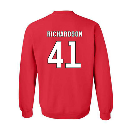 NC State - NCAA Football : AJ Richardson - Replica Shersey Crewneck Sweatshirt-1
