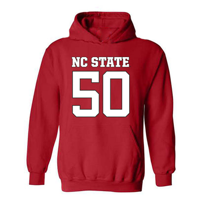 NC State - NCAA Football : Val Erickson - Replica Shersey Hooded Sweatshirt-0