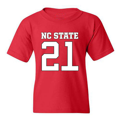 NC State - NCAA Football : Jamel Johnson - Replica Shersey Youth T-Shirt-0