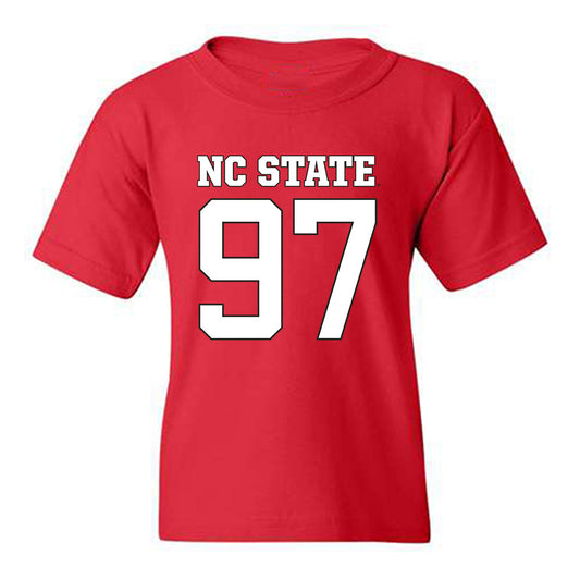 NC State - NCAA Football : Cristian Harthan - Replica Shersey Youth T-Shirt-0
