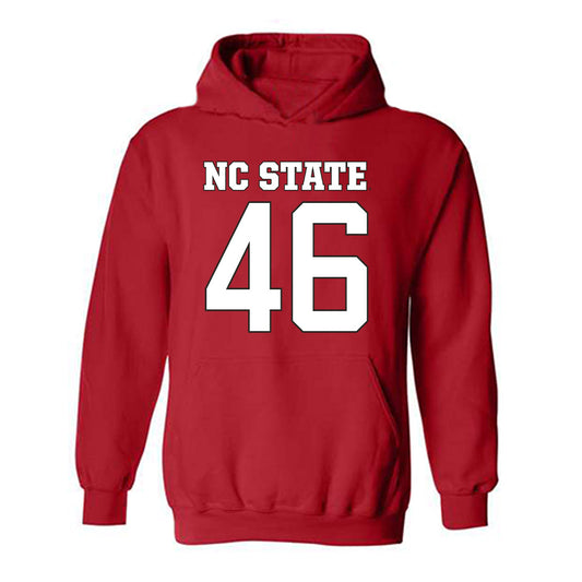 NC State - NCAA Football : Ryan Klimp - Replica Shersey Hooded Sweatshirt