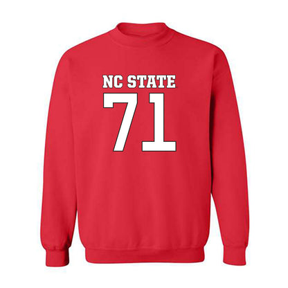 NC State - NCAA Football : Yousef Mugharbil - Replica Shersey Crewneck Sweatshirt-0
