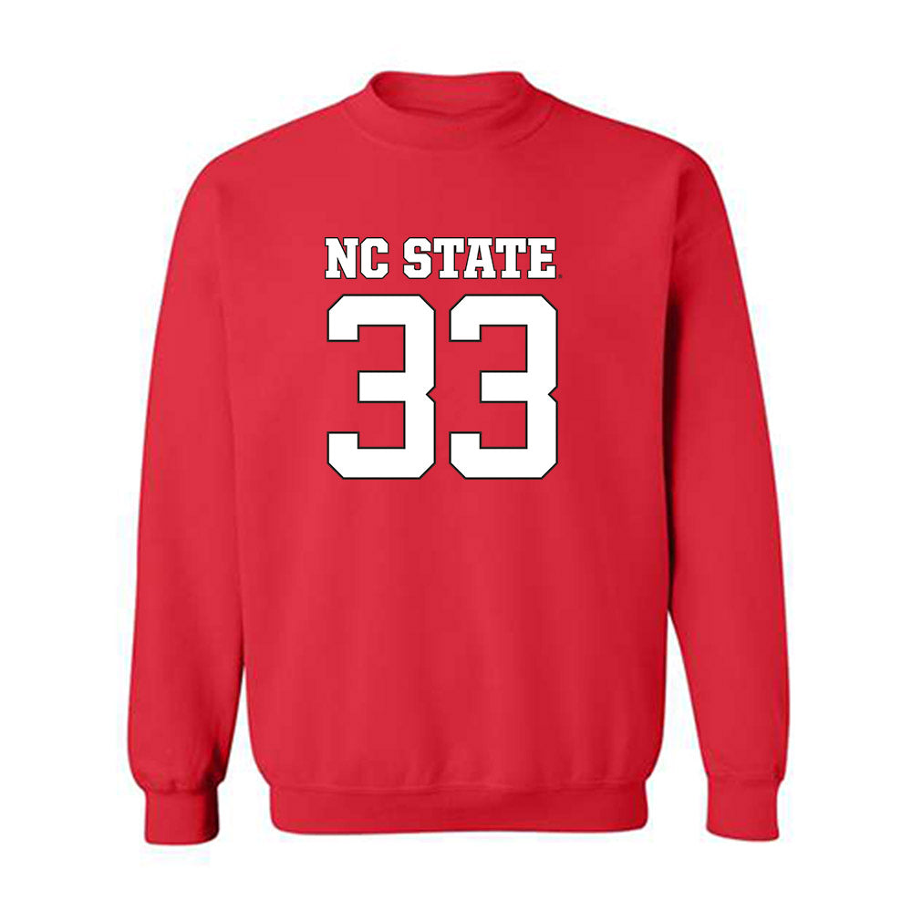 NC State - NCAA Football : Kenny Soares Jr - Replica Shersey Crewneck Sweatshirt-0