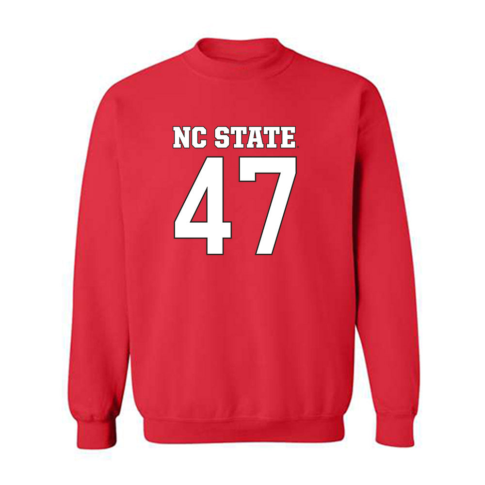 NC State - NCAA Football : Jackson Mastor - Replica Shersey Crewneck Sweatshirt-0