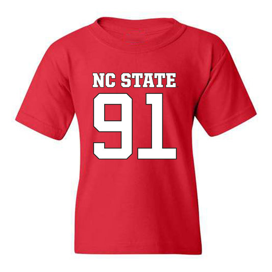 NC State - NCAA Football : Nick Konieczynski - Youth T-Shirt