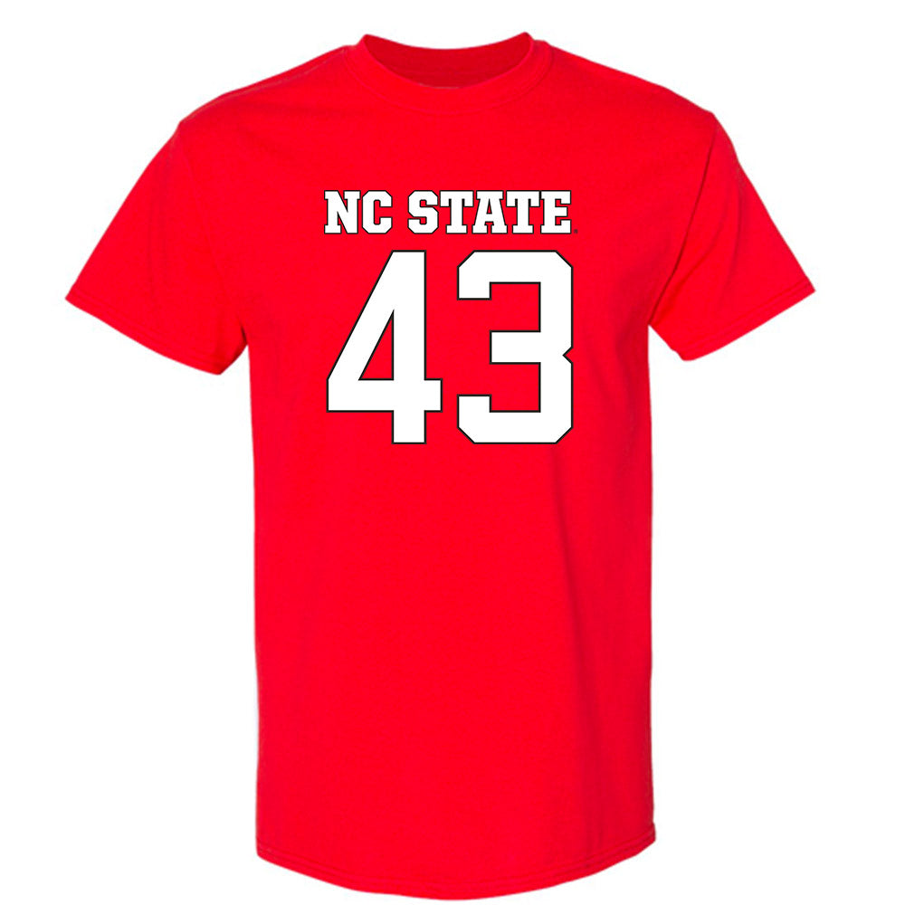NC State - NCAA Football : Nathan Huffman - Replica Shersey T-Shirt-0