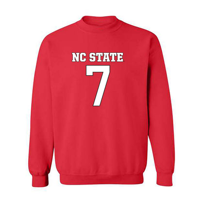 NC State - NCAA Football : Justin Joly - Replica Shersey Crewneck Sweatshirt-0