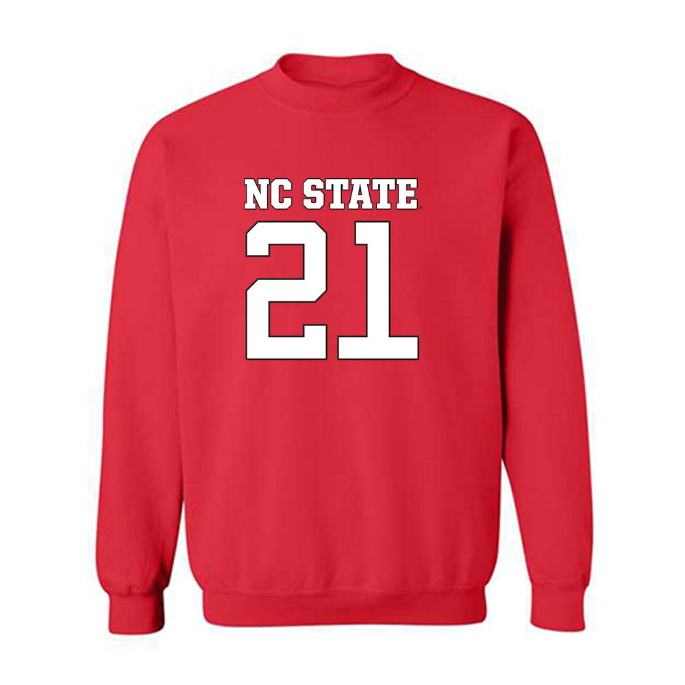 NC State - NCAA Football : Jamel Johnson - Replica Shersey Crewneck Sweatshirt-0