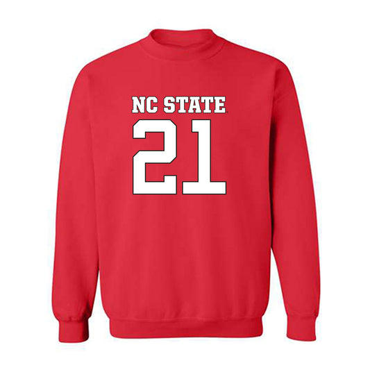 NC State - NCAA Football : Jamel Johnson - Replica Shersey Crewneck Sweatshirt-0
