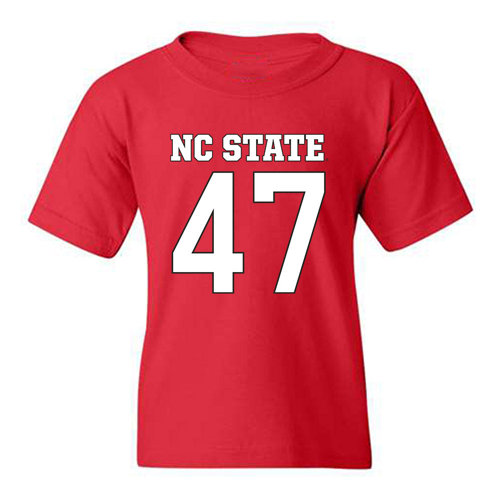 NC State - NCAA Football : Jackson Mastor - Replica Shersey Youth T-Shirt-0