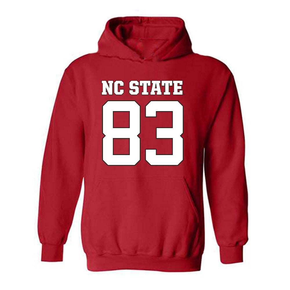 NC State - NCAA Football : Christian Zachary - Replica Shersey Hooded Sweatshirt-0