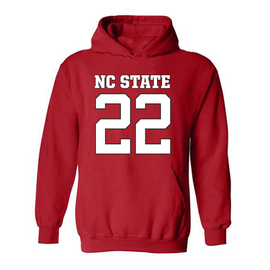NC State - NCAA Football : Jackson Vick - Replica Shersey Hooded Sweatshirt-0